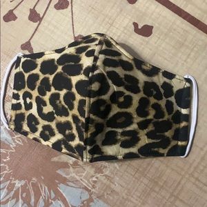 NWOT cheetah print mask NEW